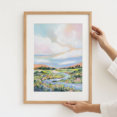 Landscape Art Print - Countryside Meander