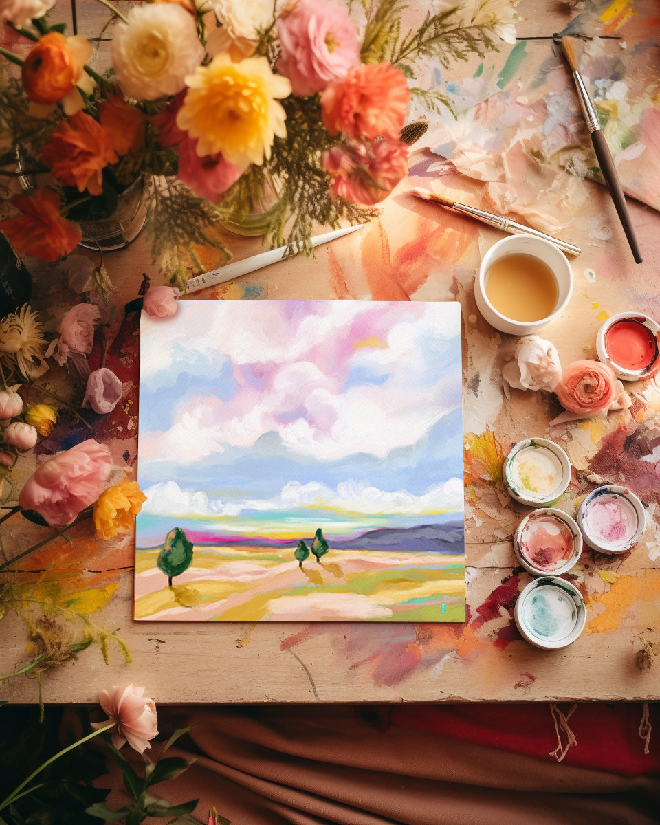 Landscape Art Print - From Afar