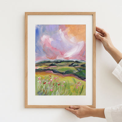 Landscape Art Print - Dawn Far Near and Between