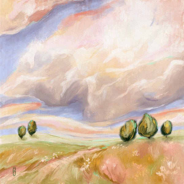 Landscape Art Print - Cloud Riders