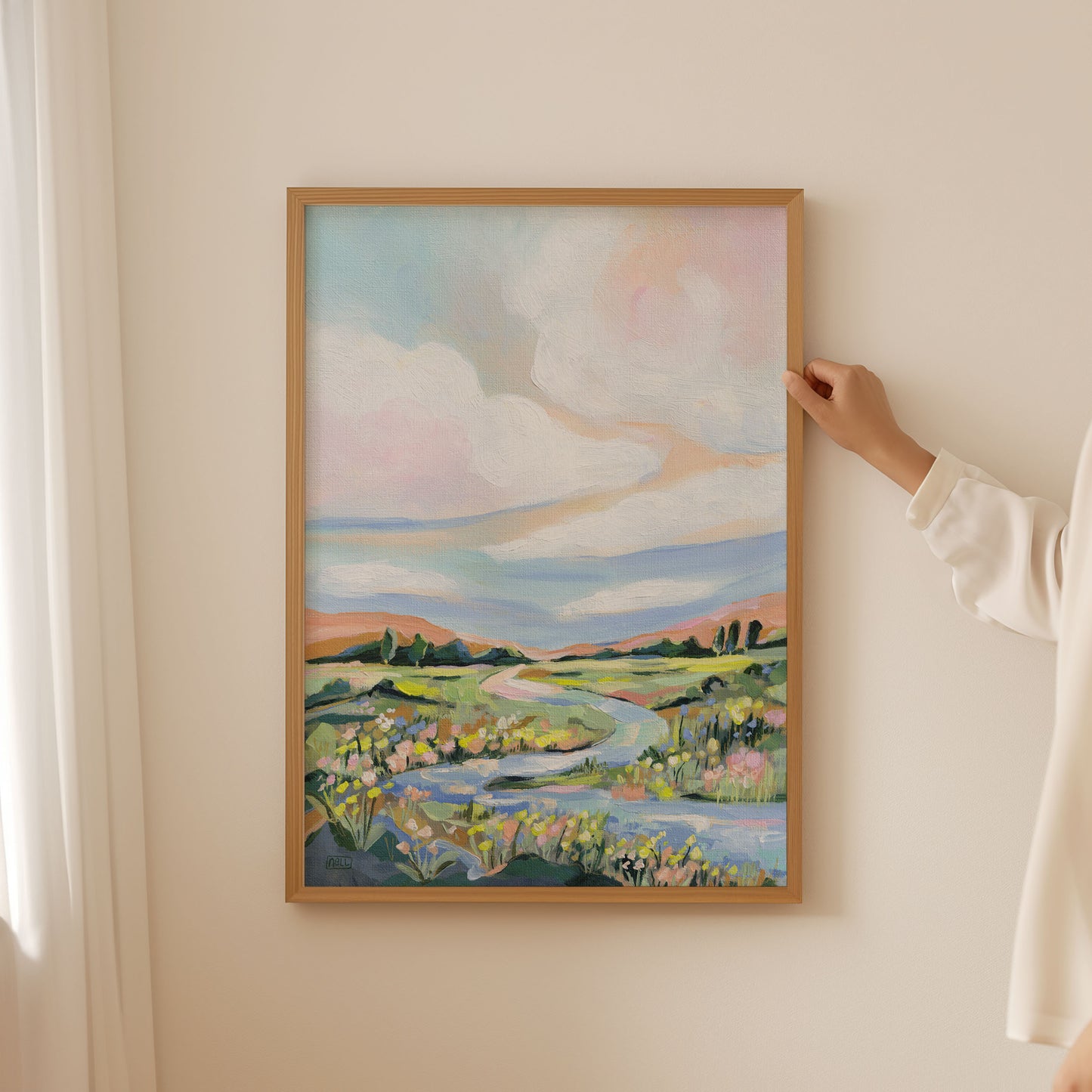 Landscape Art Print - Countryside Meander