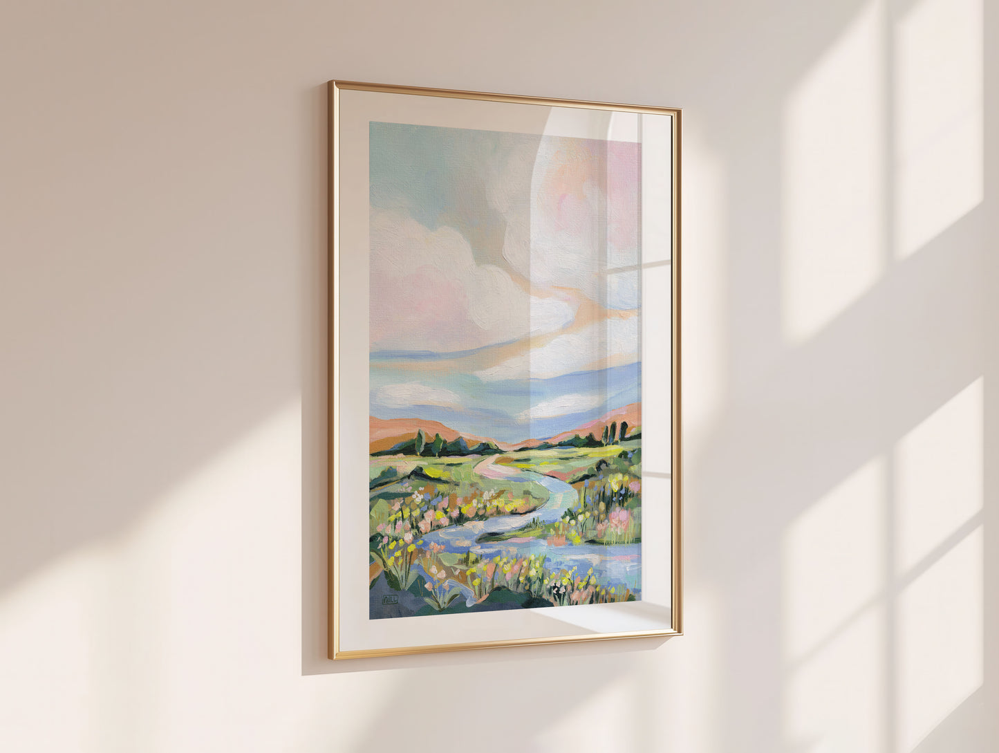 Landscape Art Print - Countryside Meander