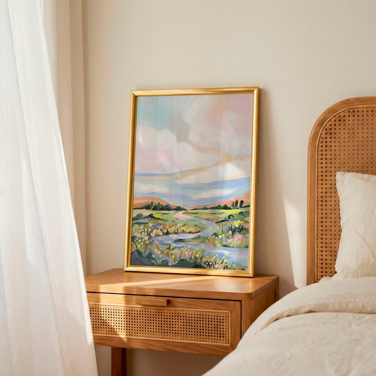 Landscape Art Print - Countryside Meander