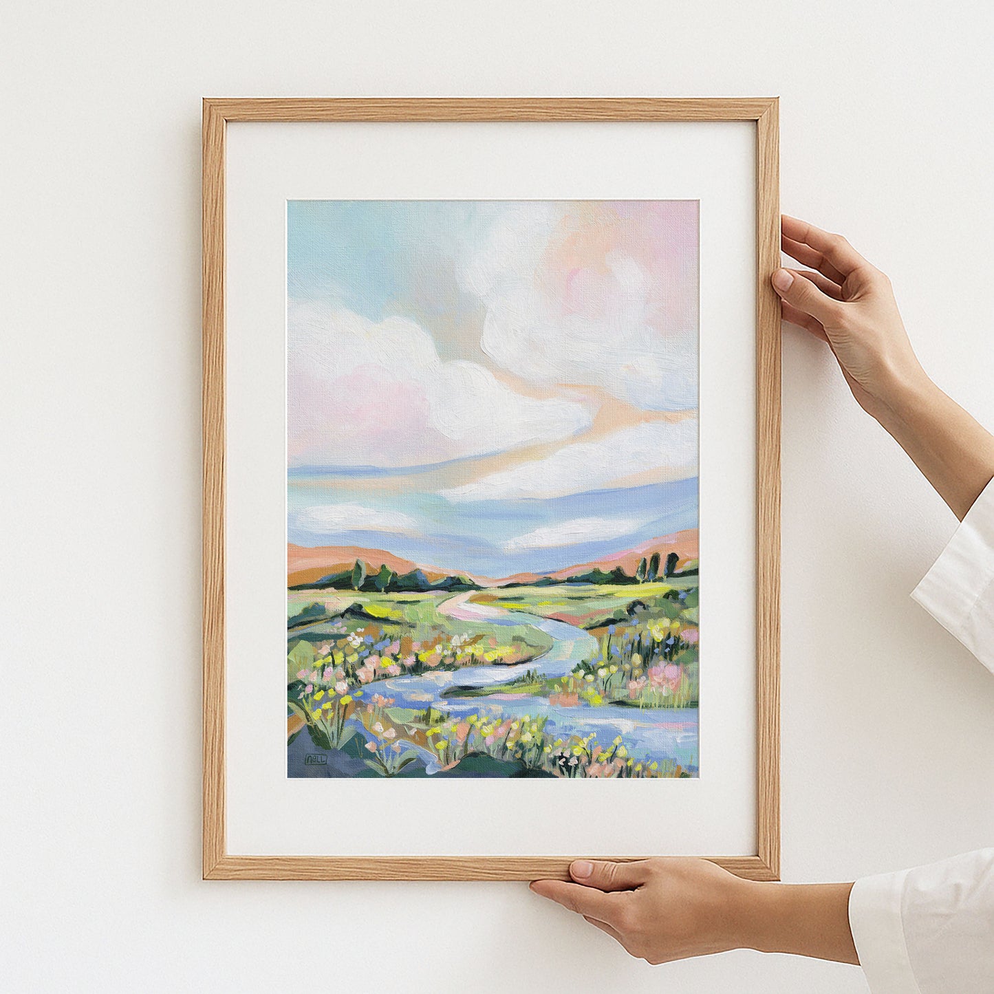 Landscape Art Print - Countryside Meander