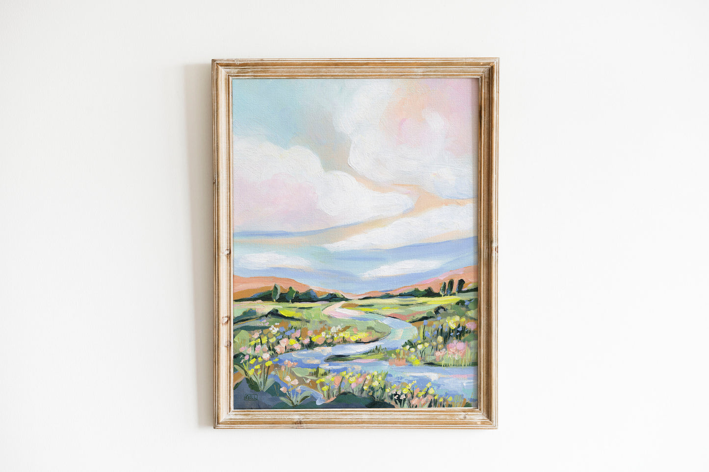 Landscape Art Print - Countryside Meander