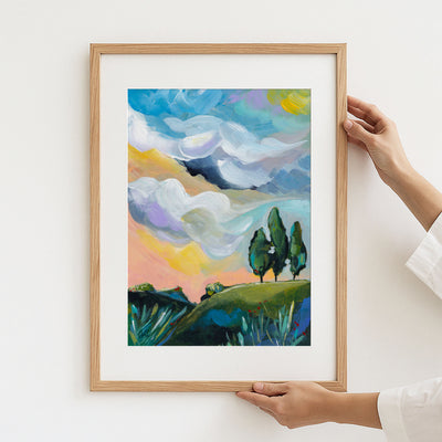 Landscape Art Print - Early One Morning I Saw